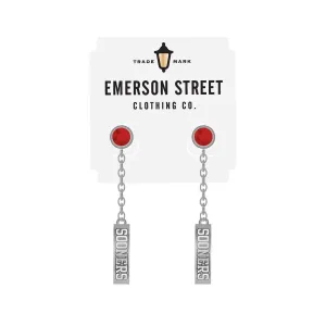 Sooners Dangle Earrings