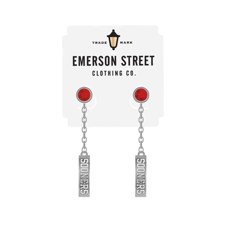 Sooners Dangle Earrings