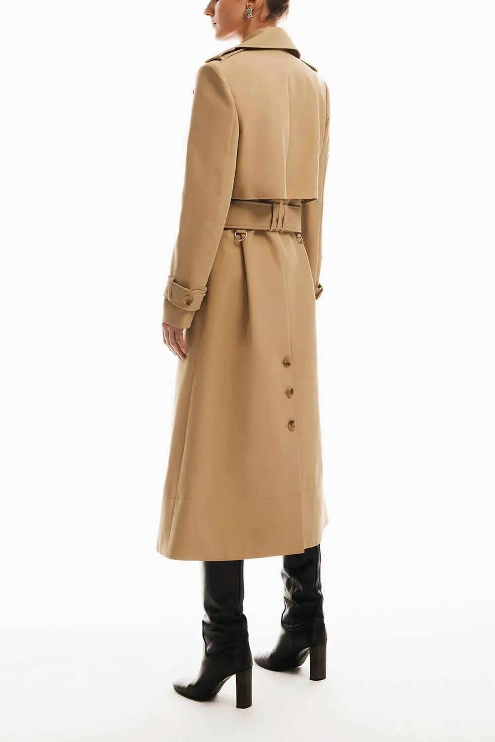 Stella Double-Breasted Trench Coat