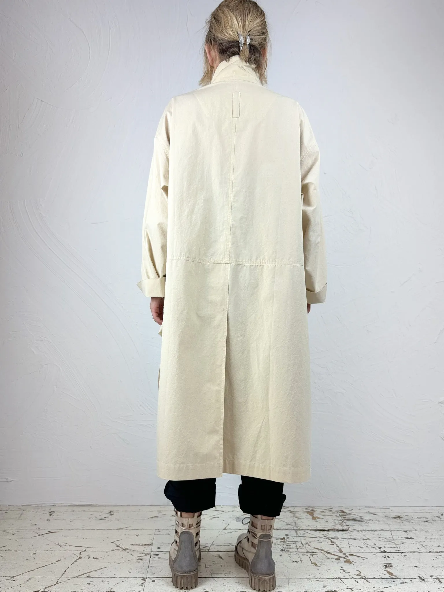 Straight Cotton Trench