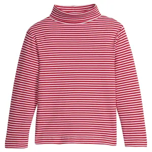 Striped Turtleneck - Red