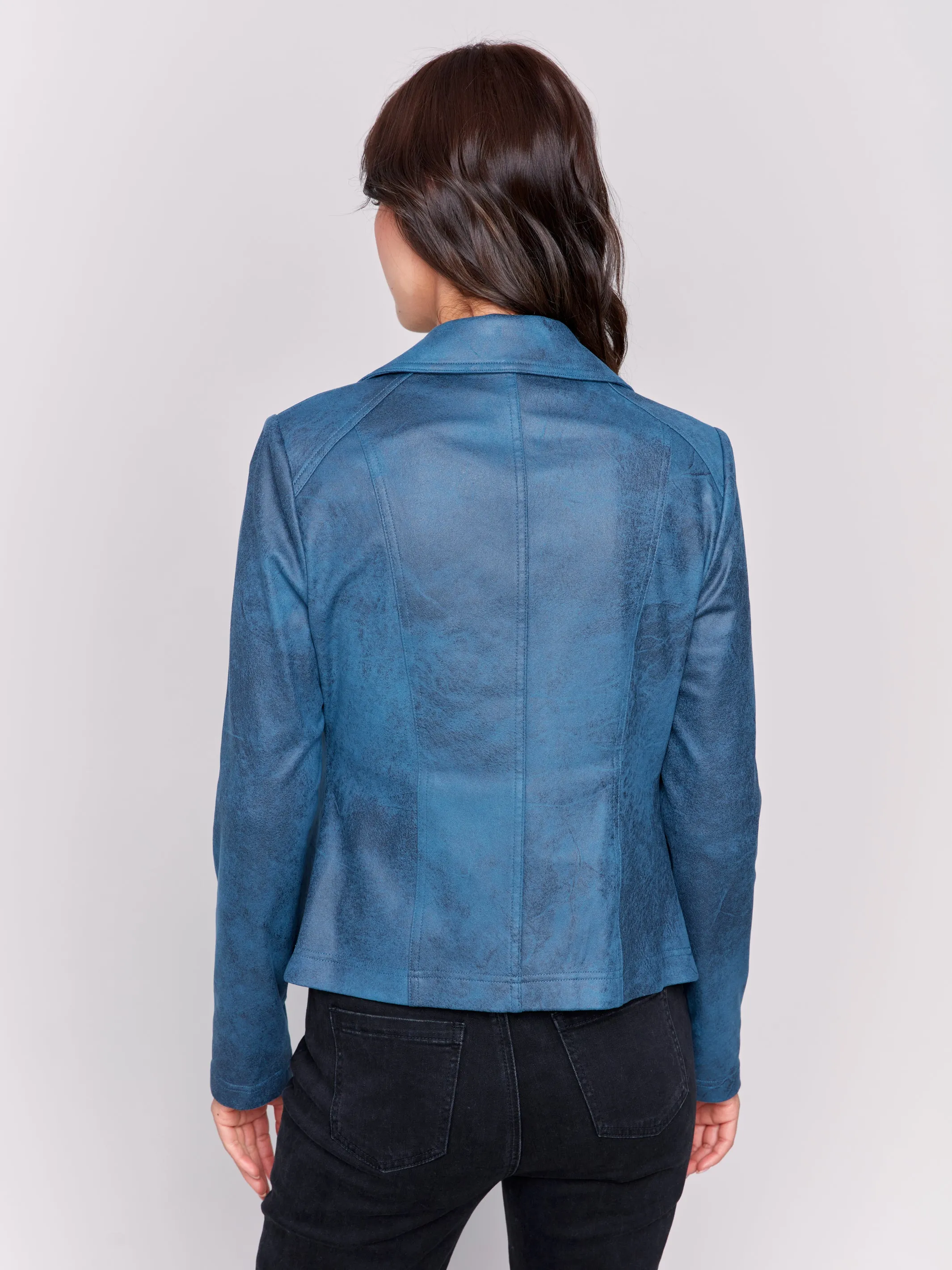 SUEDE MOTO JACKET