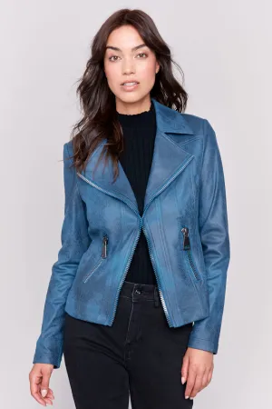 SUEDE MOTO JACKET