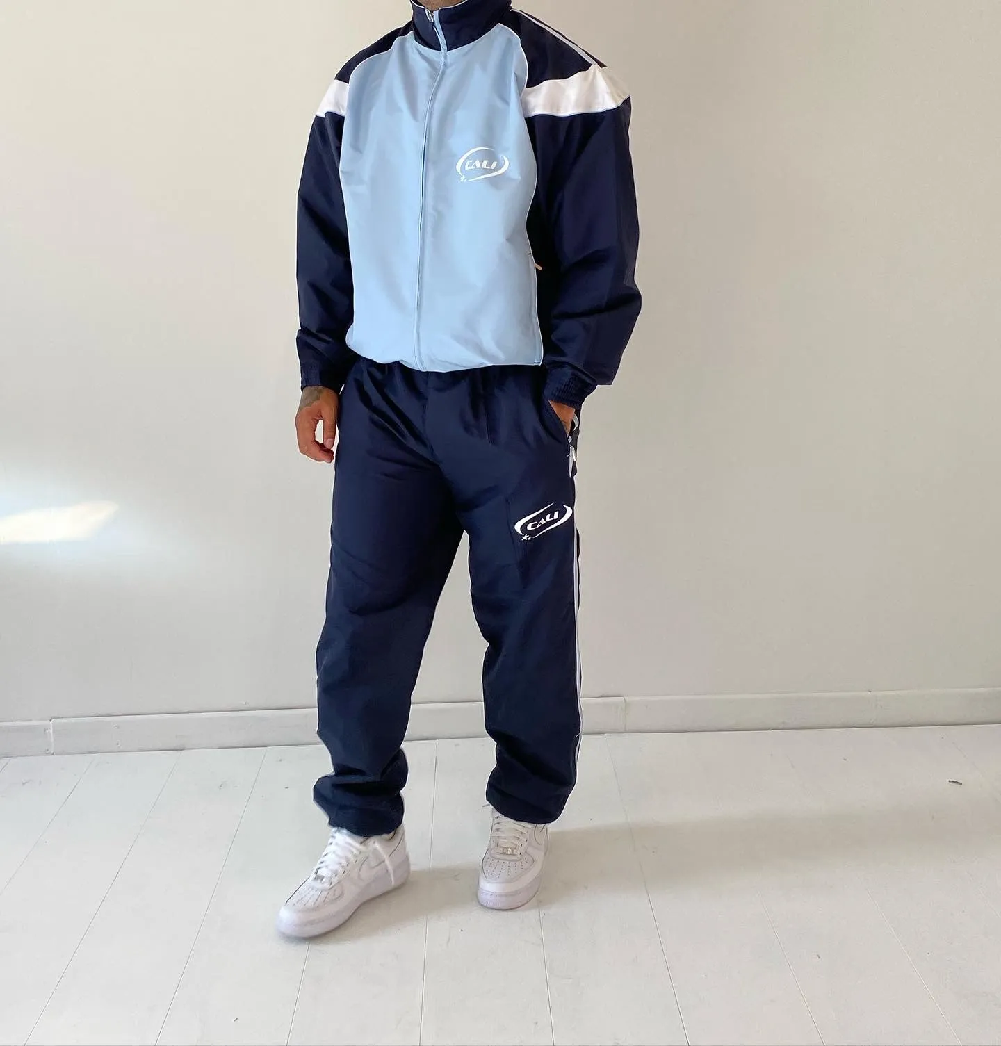 The Track Jacket - Blue