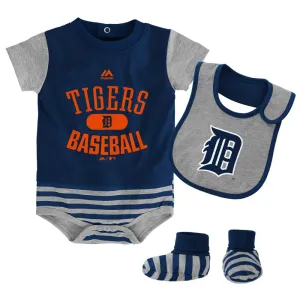 Tigers Baby Bodysuit, Bib and Bootie Set