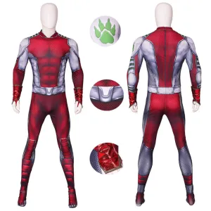 Titans Season 4 Beast Boy Supersuit Titans Bodysuit Cosplay Costumes ACcosplay