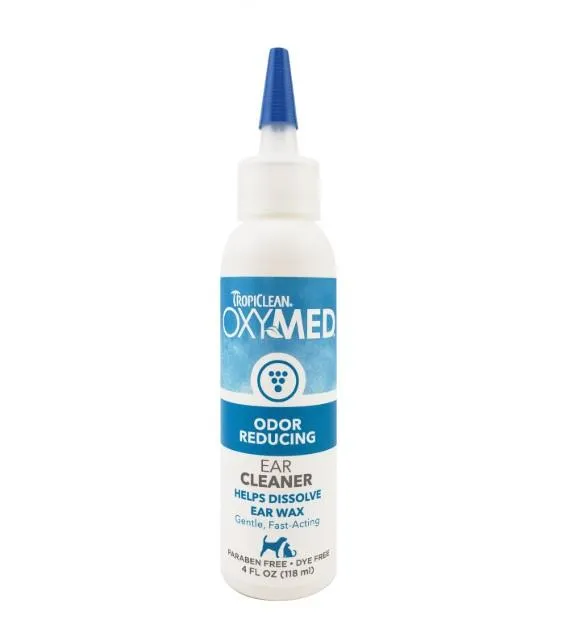 TropiClean OxyMed (Odor Reducing) Ear Cleaner For Cats & Dogs