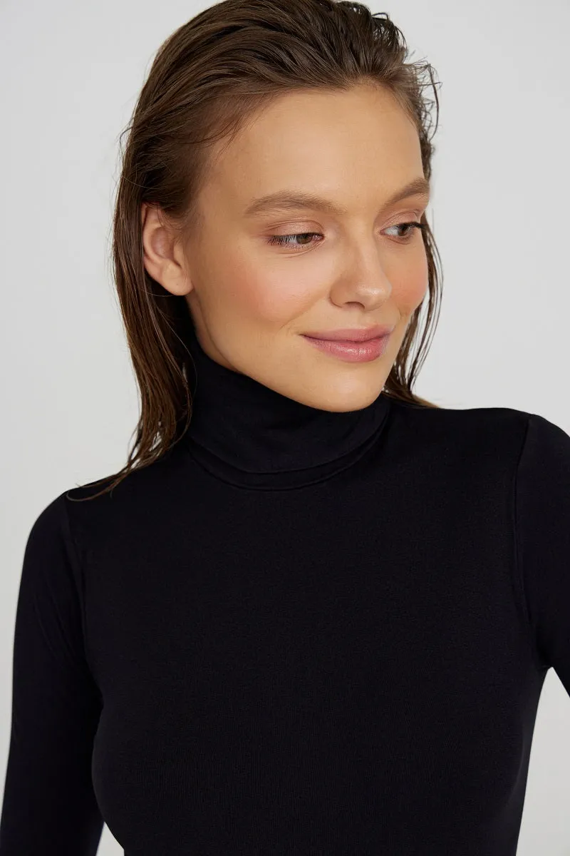 Turtleneck bodysuit