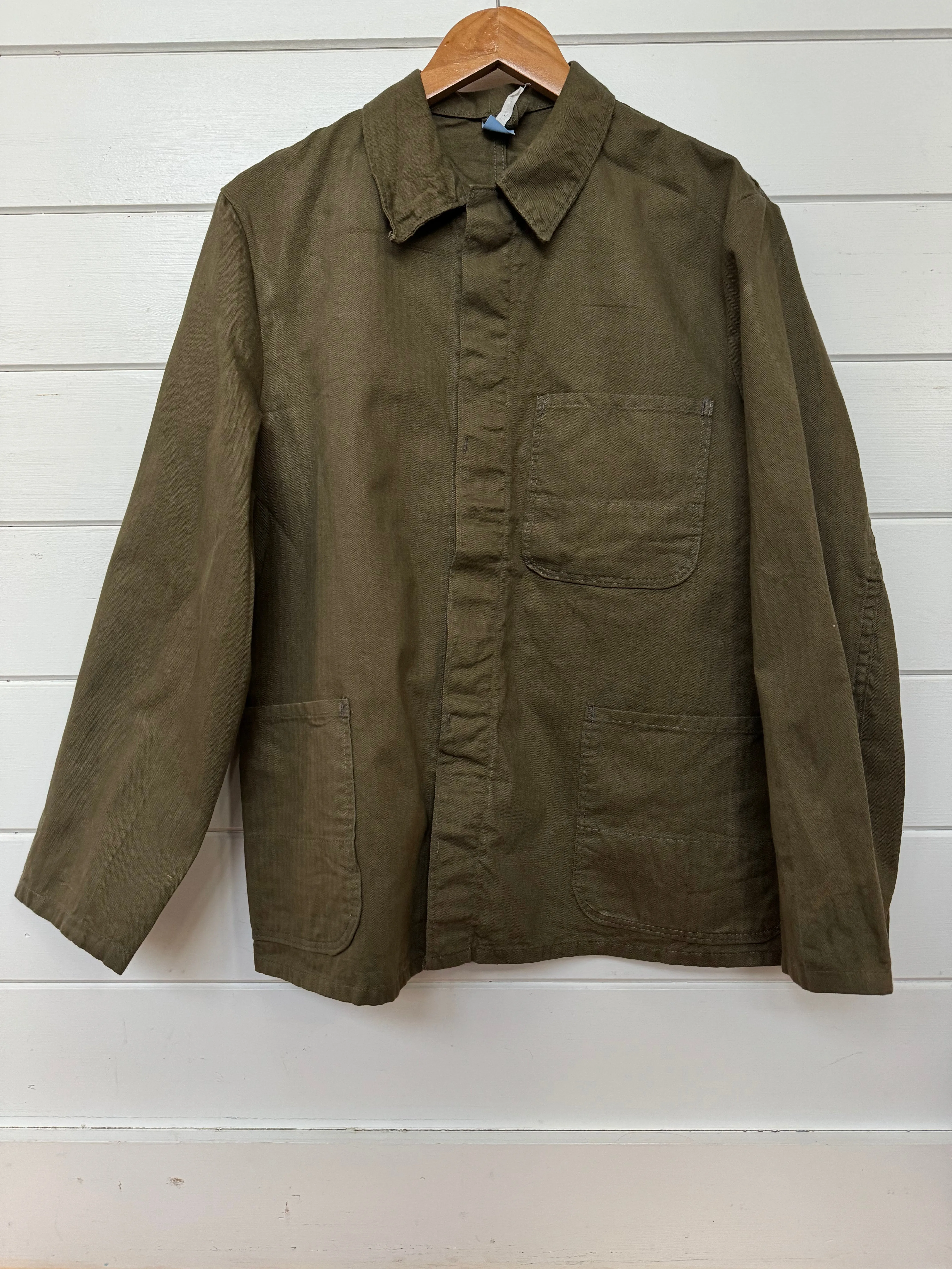 Vintage Chore Coat - Army Green