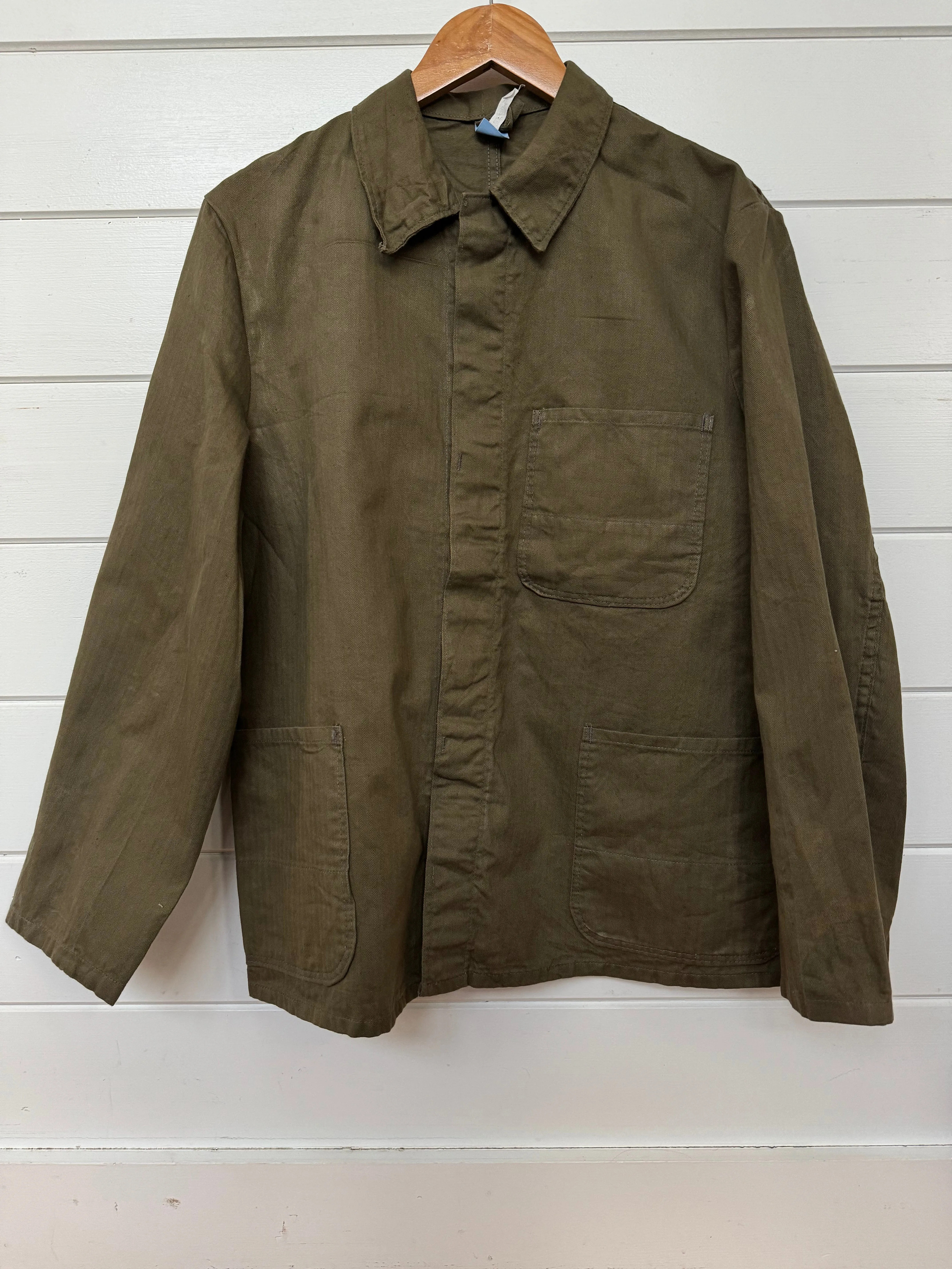 Vintage Chore Coat - Army Green