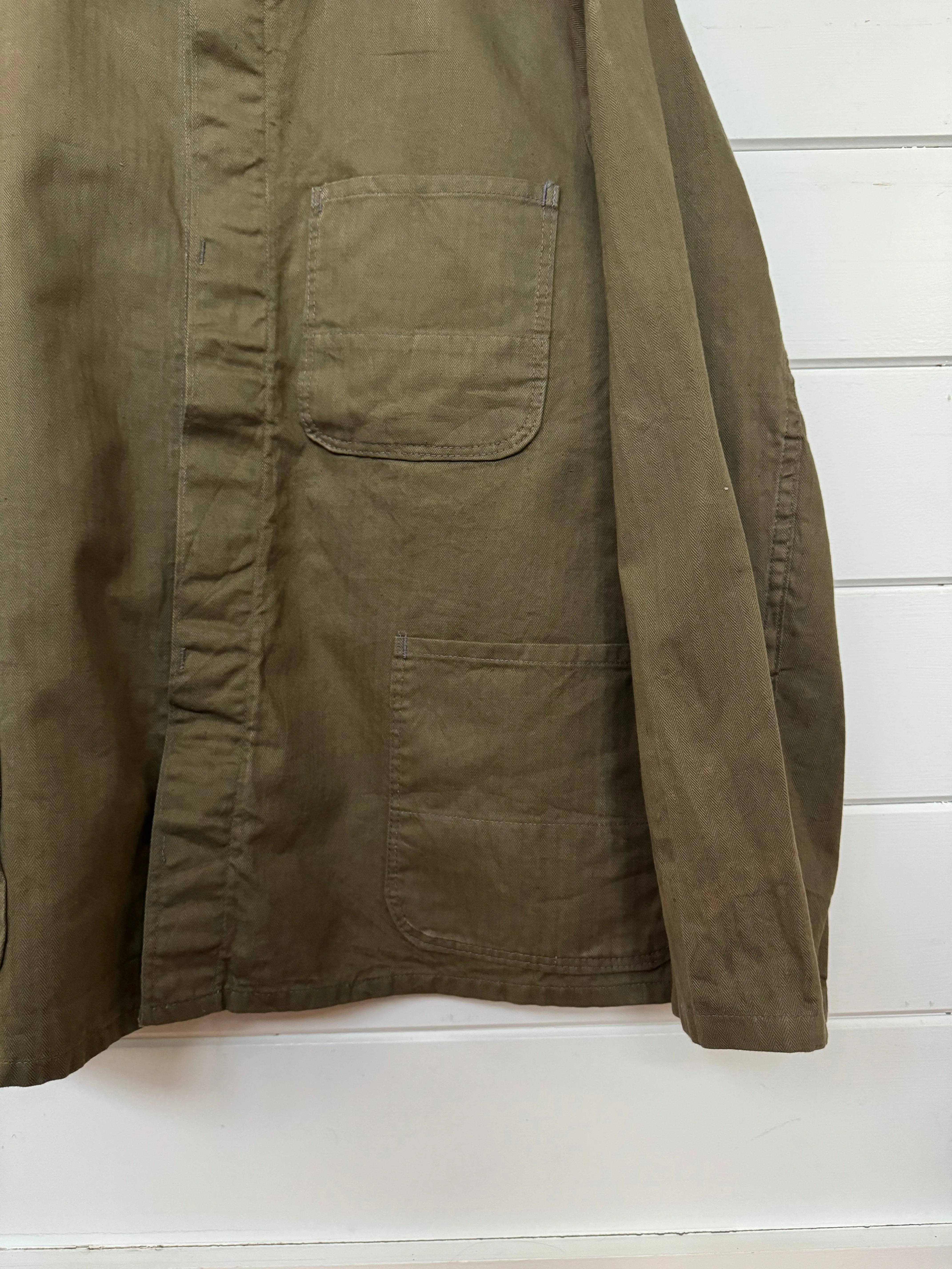 Vintage Chore Coat - Army Green