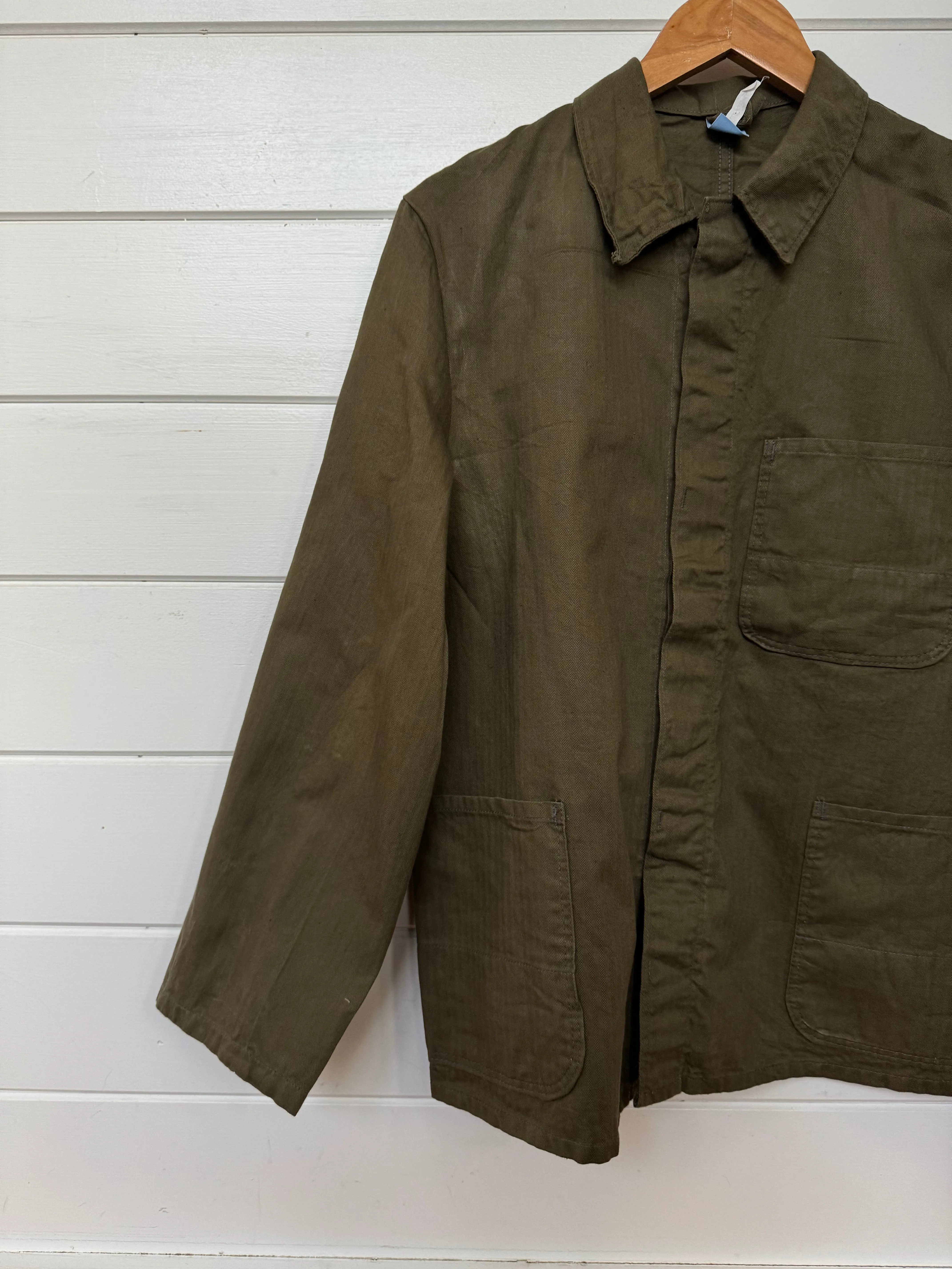 Vintage Chore Coat - Army Green