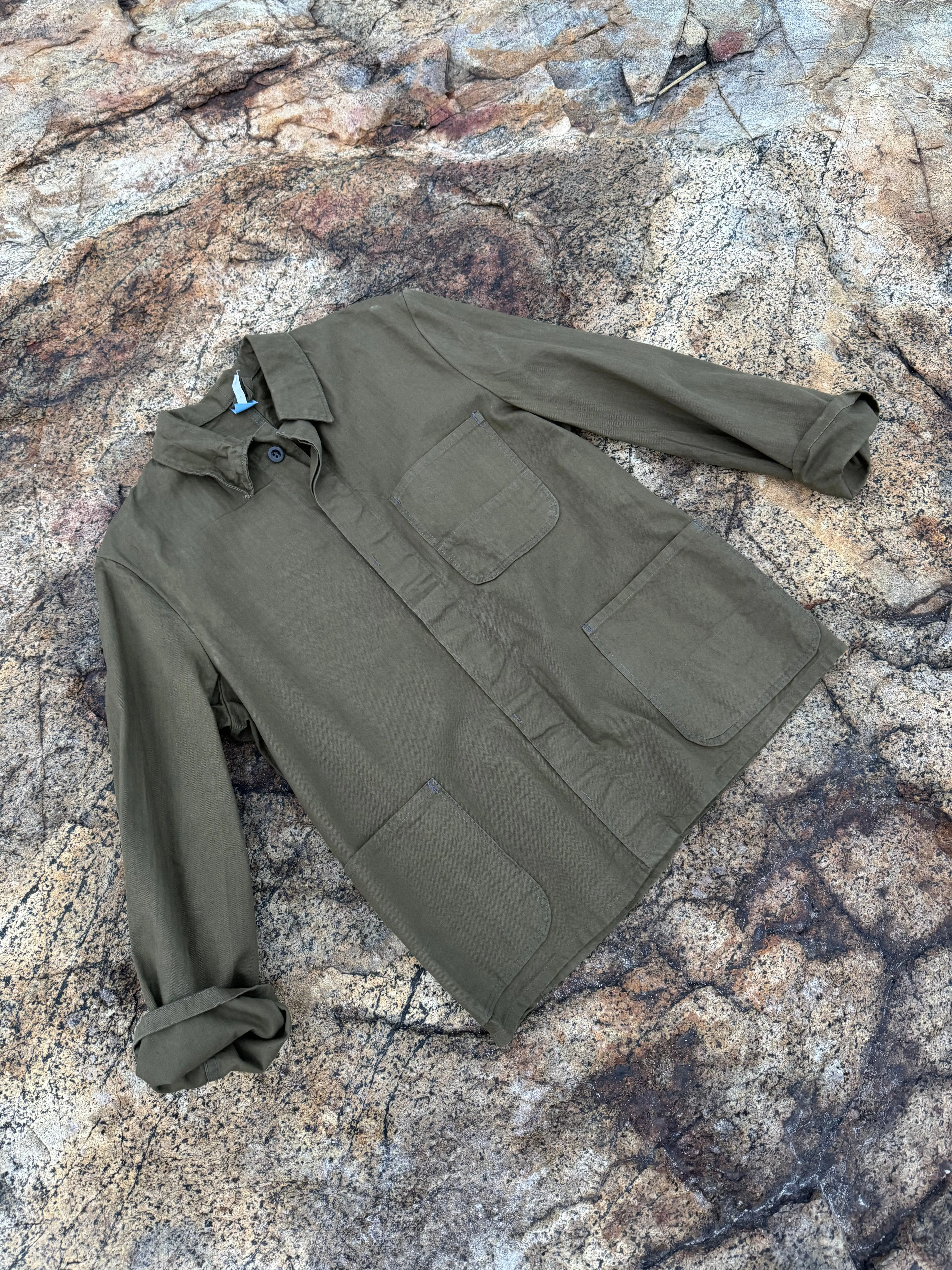 Vintage Chore Coat - Army Green