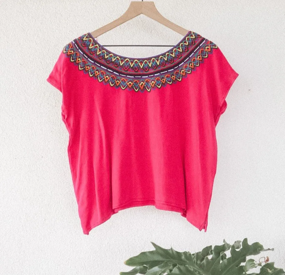 Vintage Top Huipil - Nebaj