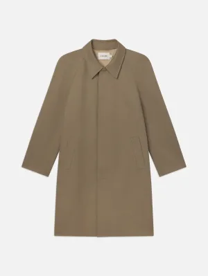 Wool Trench Coat -- Light Brown