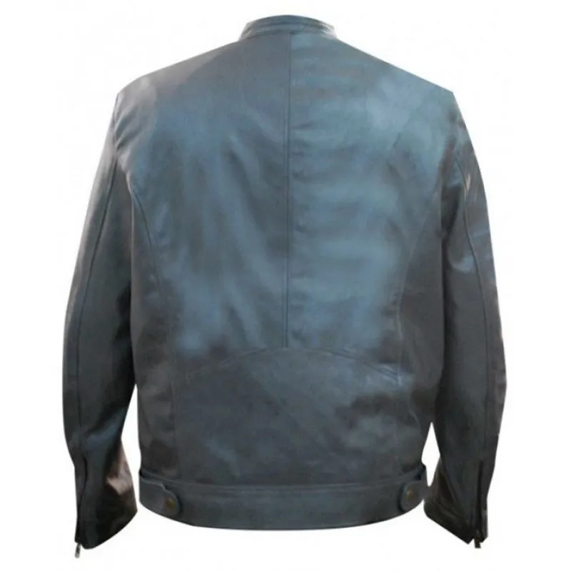 WWE Dean Ambrose Grey Leather Jacket