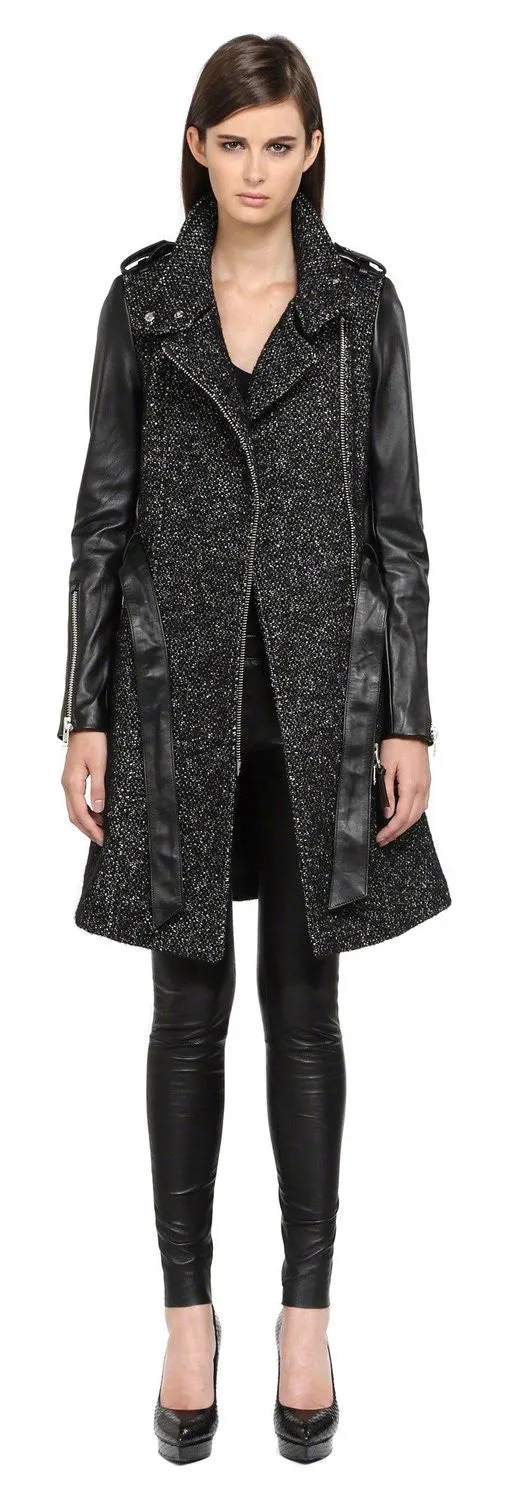 Xia Belted Wool Trench Coat